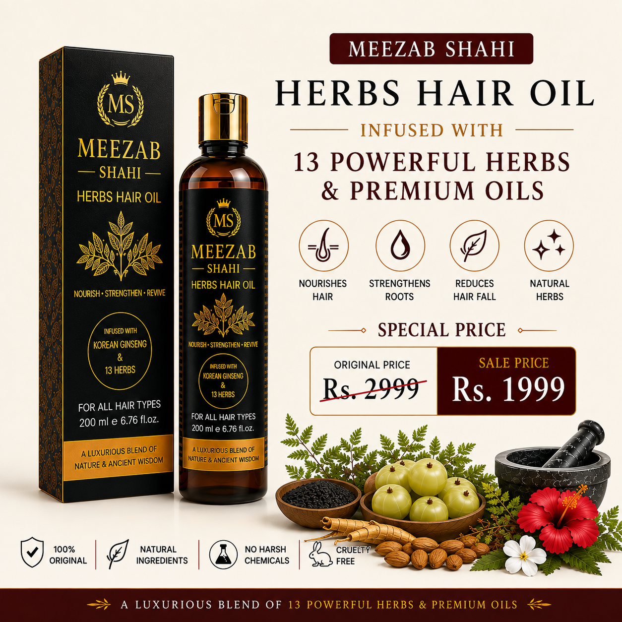Meezab Shahi Hair Oil